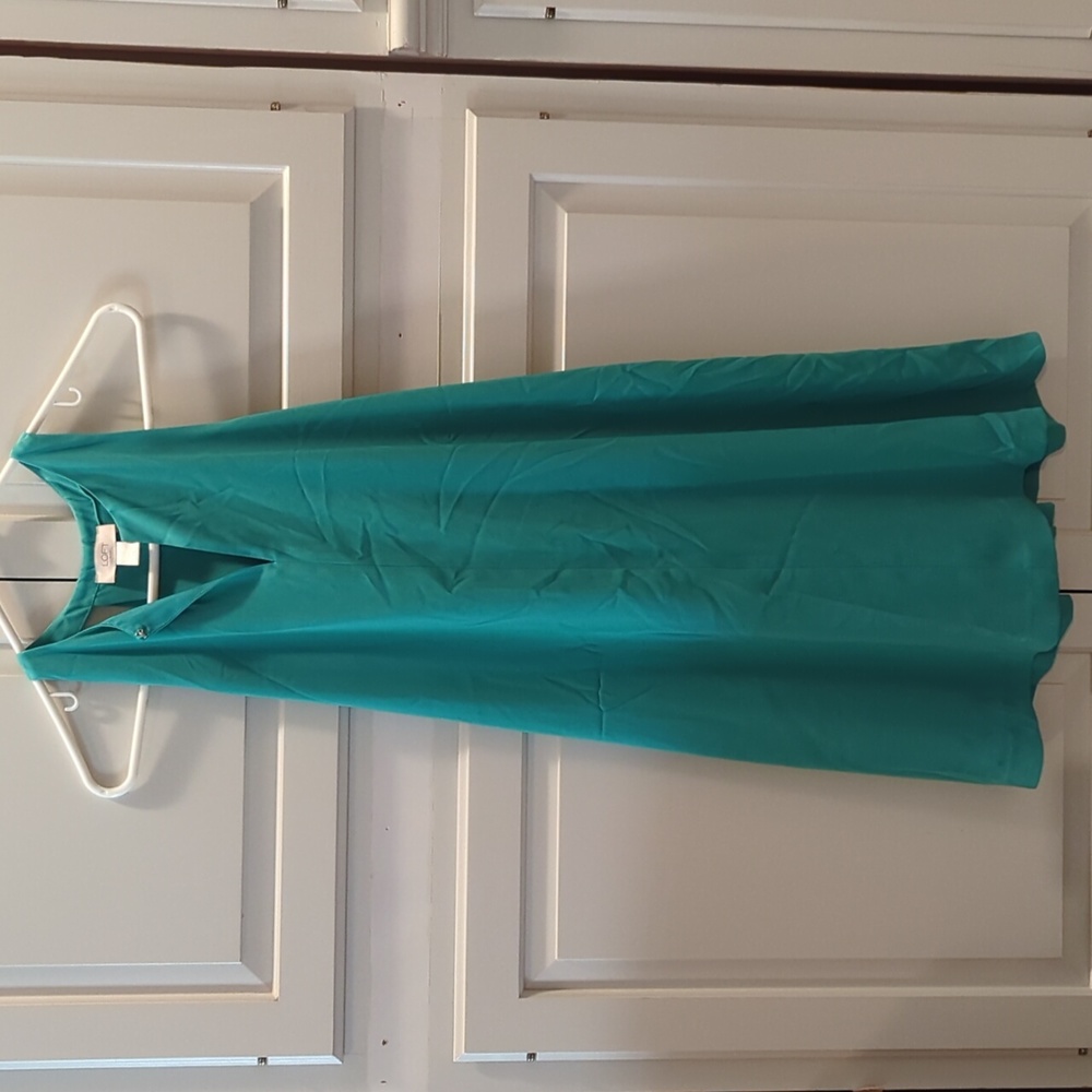 Seafoam Green Loft Halter Dress Size XS